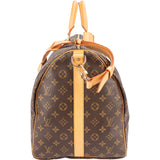Louis Vuitton Monogram Canvas Keepall 55 Bandoulière Travel Bag