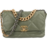 Chanel 19 Quilted Lambskin Single Flap Crossbody Bag