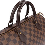 Louis Vuitton Monogram Damier Ebene Speedy 30 Handbag