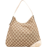 Gucci Monogram GG Canvas Interlocking G Hobo Shoulder Bag