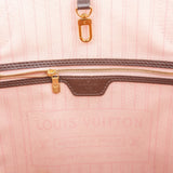 Louis Vuitton Monogram Damier Ebene Canvas Neverfull MM Shoulder Bag