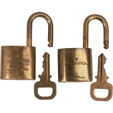 Louis Vuitton Unpolished DIY Padlock Schloss - vintageandkickz