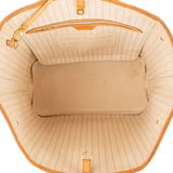 [🔄️B06 / F56] Louis Vuitton Monogram Damier Azur Canvas Neverfull MM Shoulder Bag - vintageandkickz