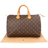Louis Vuitton Monogram Canvas Speedy 35 Handbag
