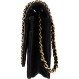 Chanel Quilted Caviar Leather CC Wallet On Chain Crossbody Bag