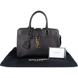 Saint Laurent Black Leather Baby Cabas Handbag