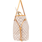 [🔄️B07 / F20] Louis Vuitton Monogram Damier Azur Canvas Neverfull MM Shoulder Bag - vintageandkickz