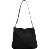 Gucci Nylon Bamboo Handle Hobo Shoulder Bag