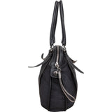 Loewe Black Leather Anagram Shoulder Bag