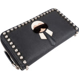 Fendi X Karl Lagerfeld K/Klassik Pins Zip Around Wallet