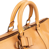 Louis Vuitton Beige Epi Leather Keepall 45 Travel Bag