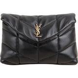 Yves Saint Laurent Quilted Leather Loulou Mini Puffer Pouch Bag