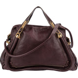 Chloé Leather Large Paraty Shoulder Handbag