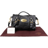 Mulberry Soft Buffalo Leather Alexa Satchel Crossbody Handbag