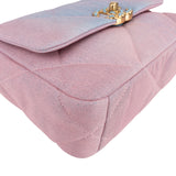 Chanel 19 Quilted Denim Sky Ombre Single Flap Crossbody Bag