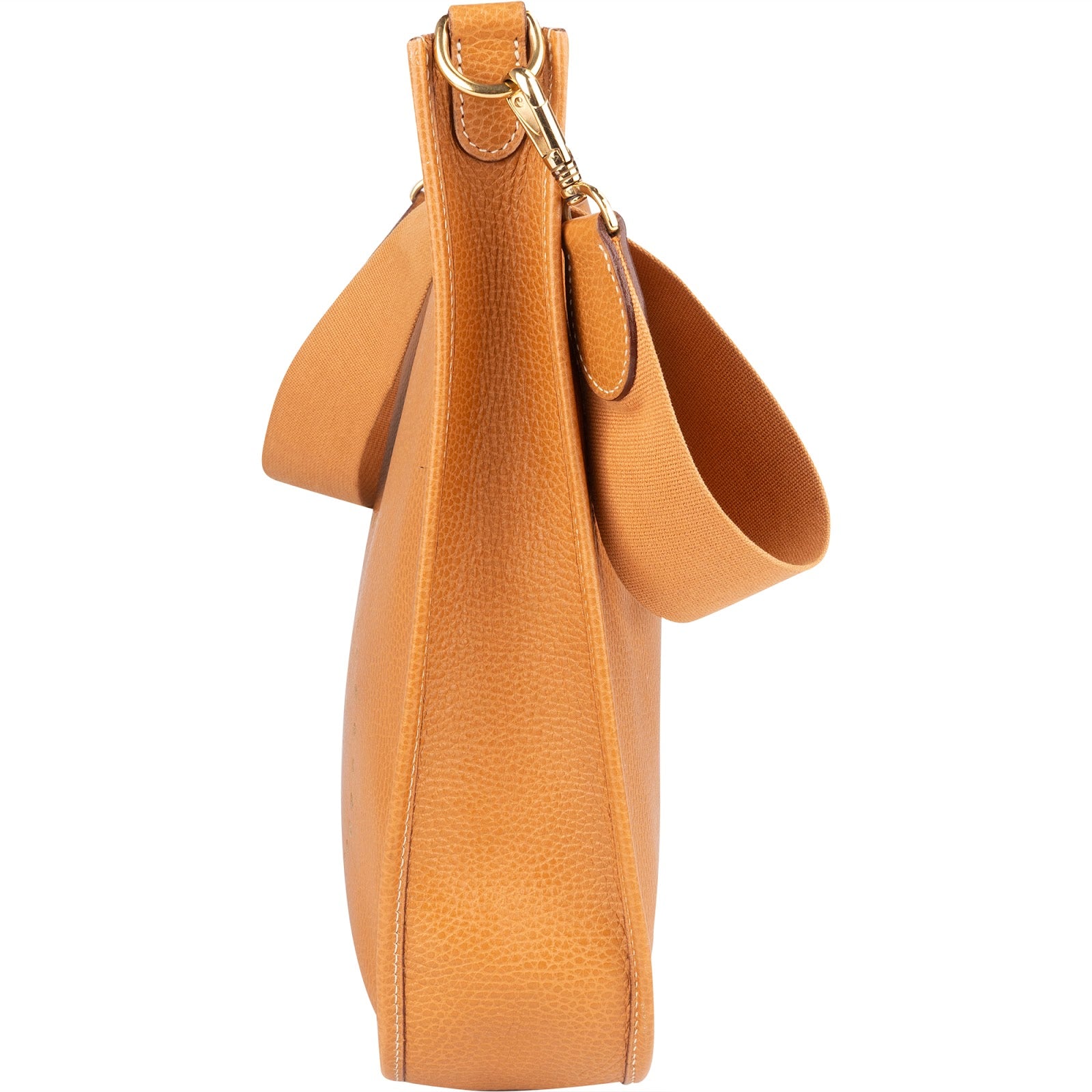 Hermès Natural Leather Evelyne GM Crossbody Bag xx leder - vintageandkickz