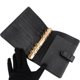 Louis Vuitton Noir Epi Leather Agenda MM Organizer