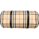 Burberry Nova-Check Monogram Barrel Handbag