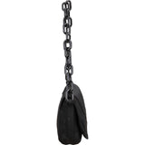 Prada Nero Tessuto Plastic Chain Shoulder Bag
