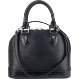 Louis Vuitton Noir Epi Leather Alma BB Handbag