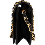 Chanel Quilted Lambskin 24K Gold Single Flap Shoulder Bag
