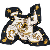 Hermès Les Clefs Pointues Silk 90 Scarf Tuch