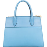 Prada Saffiano Leather Small Promenade Double Zip Kelly Style City Handbag