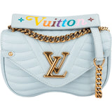 Louis Vuitton Quilted Calfskin New Wave Chain PM Crossbody Bag