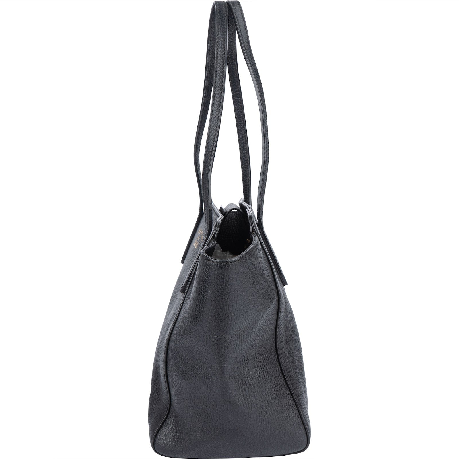 [🔄️B23 / F20] Gucci Grained Leather Swing Tote Crossbody Bag - vintageandkickz