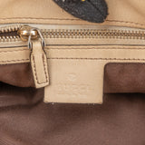 Gucci Monogram GG Canvas Bamboo Tassel Tote Shoulder Bag