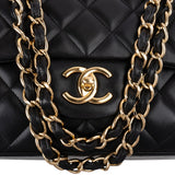 Chanel Quilted Lambskin Maxi Double Flap Crossbody Bag