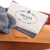 Prada Saffiano Cuir Leather Double Tote Handbag