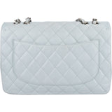 Chanel Quilted Lambskin Jumbo Single Flap Crossbody Bag
