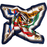 Hermès Rubans Les Sangles Silk 90 Tuch Scarf