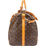 Louis Vuitton Monogram Canvas Keepall 60 Bandoulière Travel Bag