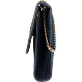 Christian Dior Oblique Monogram Canvas Jacquard Vintage Flap Shoulder Bag