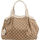 Gucci Monogram GG Canvas Sukey Hobo Handbag