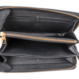 Louis Vuitton Noir Monogram Empreinte Leather Zippy Wallet