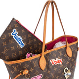 Louis Vuitton Monogram Canvas Illustre LV World Neverfull MM Shoulder Bag