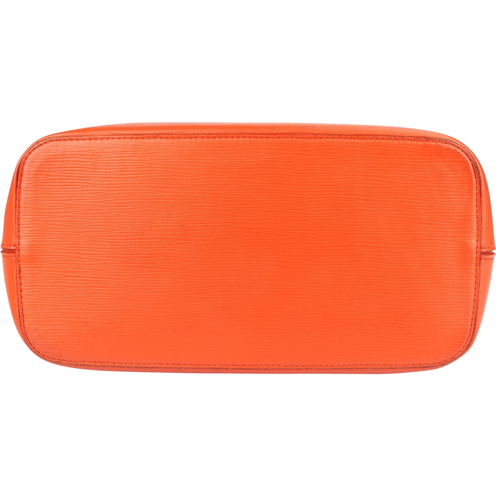 Louis Vuitton Orange Epi Leather Neverfull MM Shoulder Bag - vintageandkickz