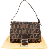 Fendi Monogram FF Mamma Baguette Shoulder Bag
