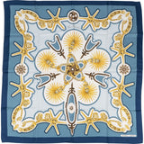 Hermès Les Eperons Silk Carre 90 Scarf Tuch