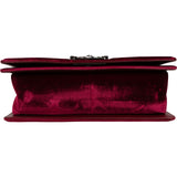 Chanel Quilted Velvet Medium Boy Crossbody Bag