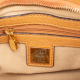 MCM Monogram Visetos Baguette Shoulder Handbag