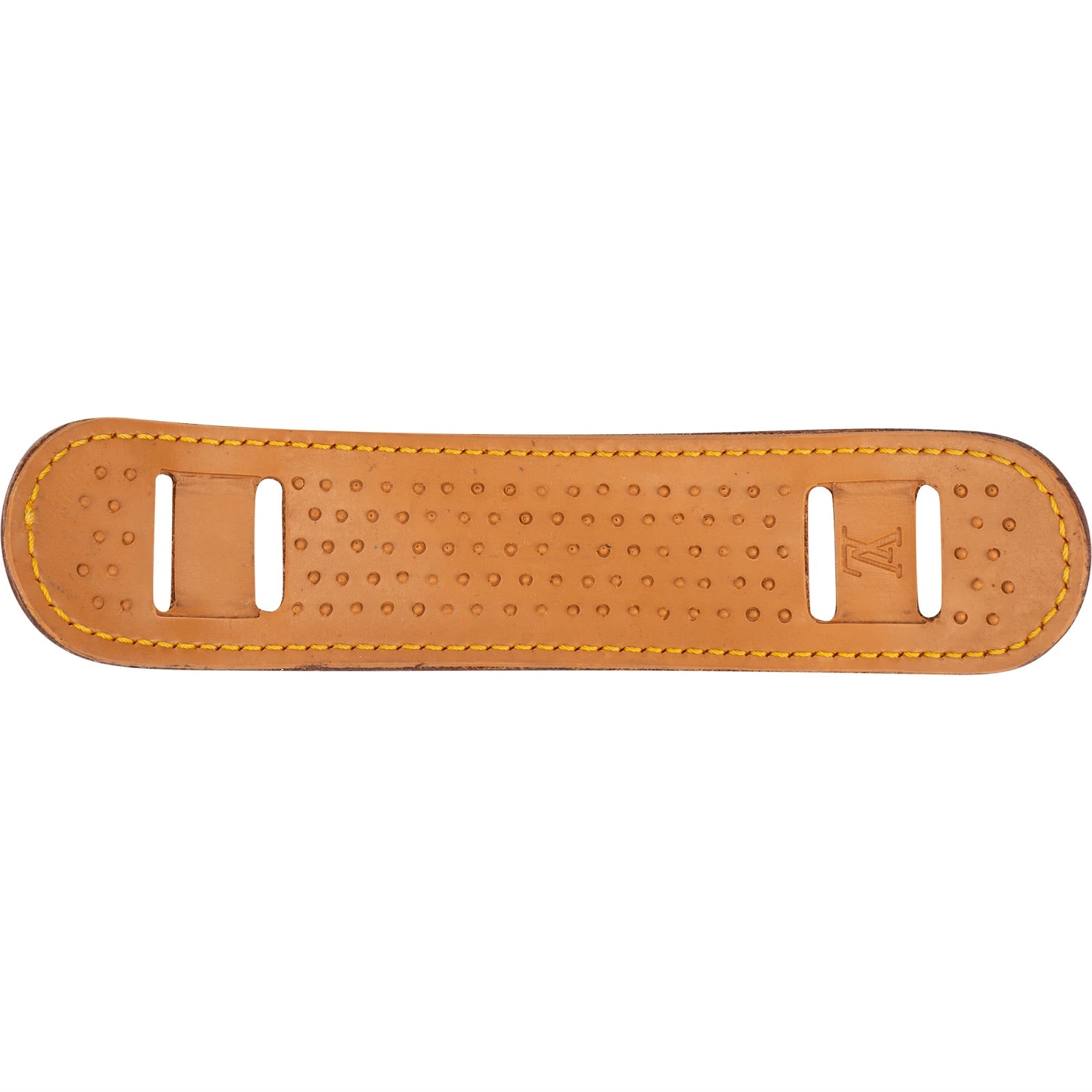 Louis Vuitton Vachetta Leather Shoulder Strap Pad Schulterstück - vintageandkickz