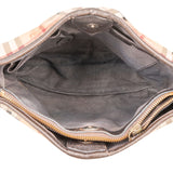 Burberry Nova-Check Monogram Brooke Satchel Handbag