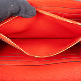 Hermès Red Clemence Leather Kelly Wallet