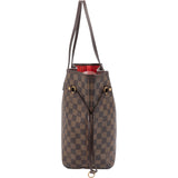 Louis Vuitton Monogram Damier Ebene Canvas Neverfull MM Shoulder Bag
