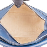 Loewe Blue Grained Calfskin Puzzle Crossbody Handbag
