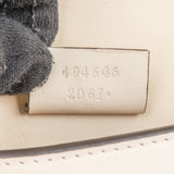 Gucci Leather Sylvie Mini Web Stripe Chain Crossbody Bag